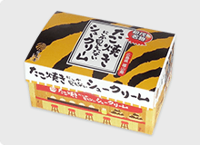 たこ焼きにしか見えないシュークリームのパッケージ画像