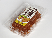 コロッケそっくりなレアチーズケーキのパッケージ画像
